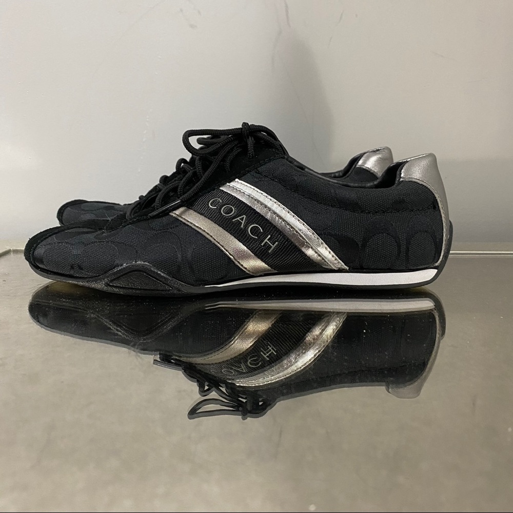 Coach Monogrammed Tennis Shoes - Picture 4 of 6